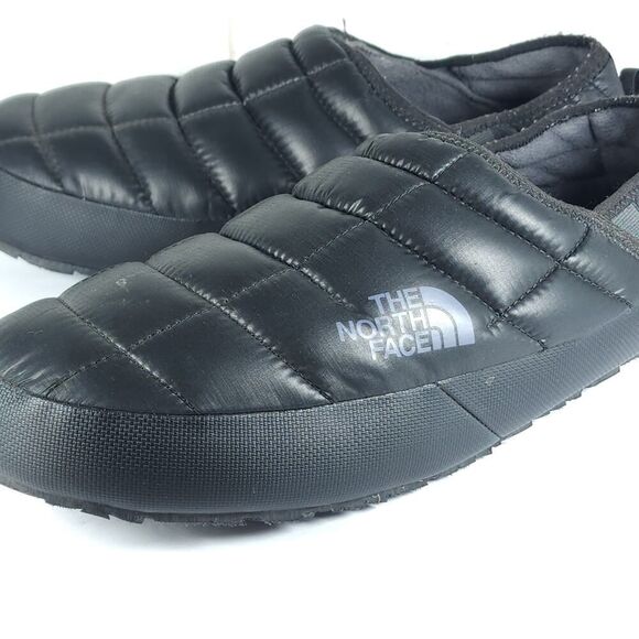 The North Face Men's Thermoball Traction US13 Black Insulated Mules V Slippers - Picture 14 of 16